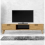 Szafka RTV-20 Drewno Lite Dąb Loft Lakier Rozmiary od 100 cm do 200 cm PREMIUM